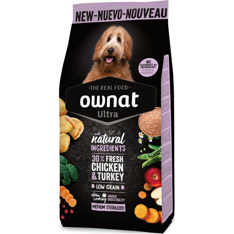 Ownat Chien Ultra Medium Sterilised - 12kg