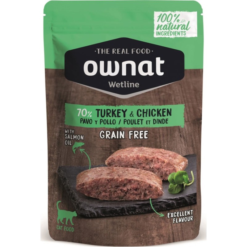 Ownat Chat Wetline Poulet&Dinde 85Gr