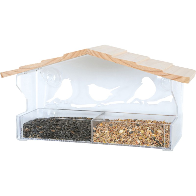 Mangeoire Bamboo M avec ventouse 36x12x18,2cm