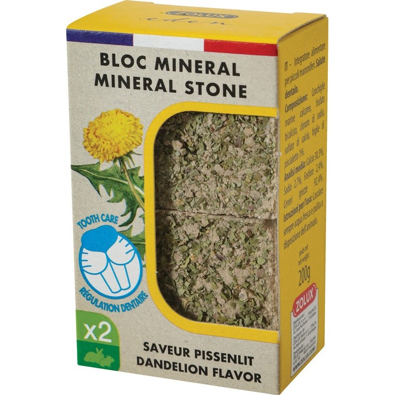2 Blocs Minéral Pissenlit 200Gr