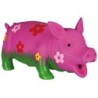 Jouet Cochon Avec Fleurs Latex 20Cm