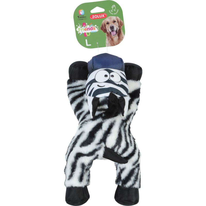 Jouet Caleb Le Zebre Taille L ±30cm