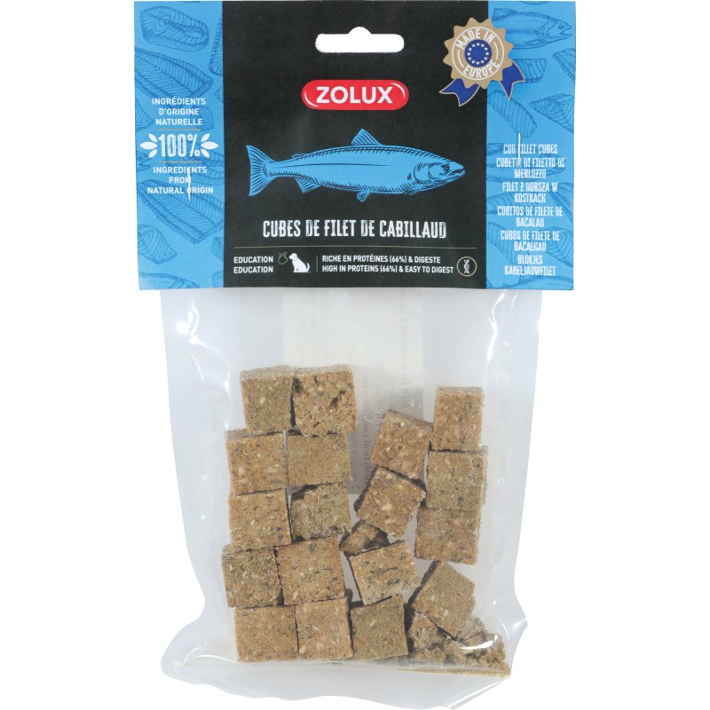 Cubes de Filet de Cabillaud 70Gr