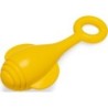 Jouet Chien TPR Bouee Volante Jaune 28cm