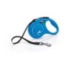 Flexi 1 Compact S Sangle Bleue 5 Mètres - Laisse enrouleur bleue pour chien avec sangle 