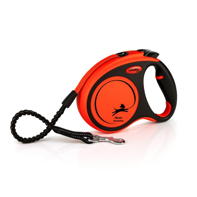 FLEXI Xtrem M - 5M SANGLE - MAX 35KG - Laisse enrouleur
