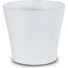 Pot LIEGI 35x33H  roulettes - 23L - Blanc