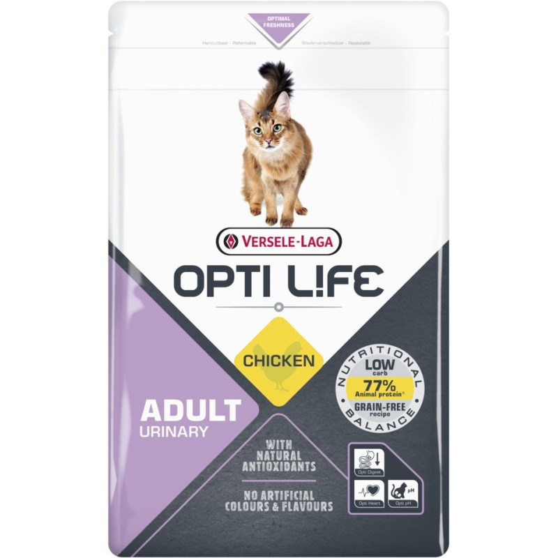 Adult Urinary Poulet 2.5Kg - Opti-Life - Croquettes chats adultes