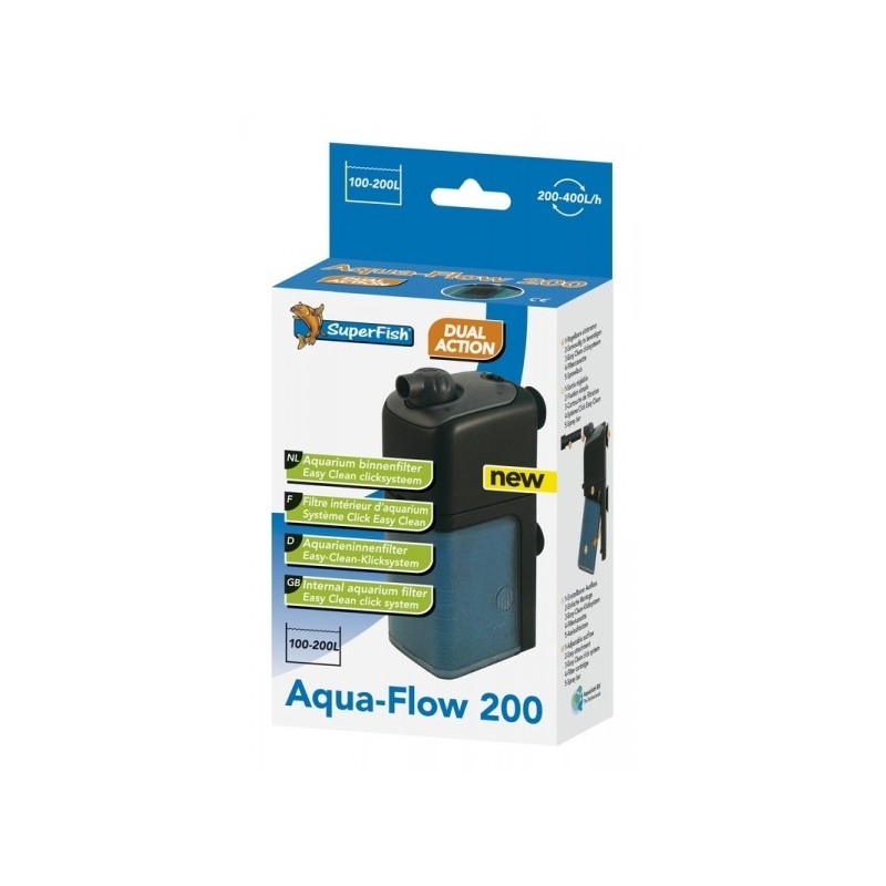 Aqua-Flow 200 Filtre Interne Biologique 400L/H