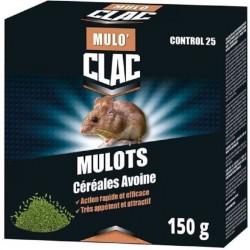 RATICIDE MULOTS CEREALES AVOINE 150G.