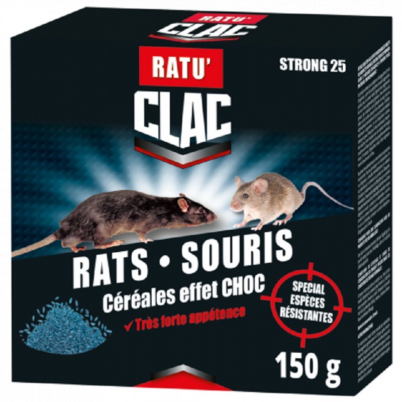 RATICIDE CEREALES EFFET CHOC 150G.