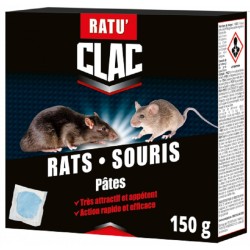 RATICIDE PÂTES RAT - SOURIS 150G.