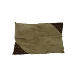 Coussin Fourrure Beige/Marron 75 X 55 Cm - Coussin pour chien