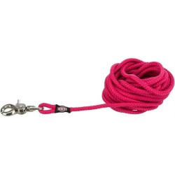 Laisse à Pister Ronde, S–L: 5 m/ø 6 mm, Fushia