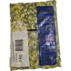 Gravier Neon Mix VERT FONCE/CLAIR 1KG