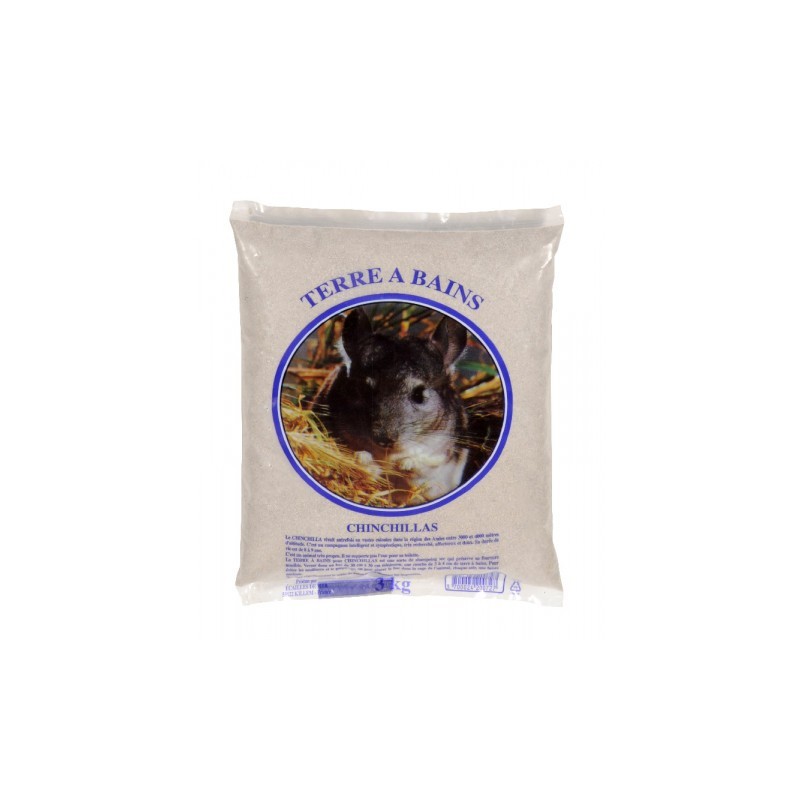 Terre A Bain Chinchilla 3Kg Au Thym