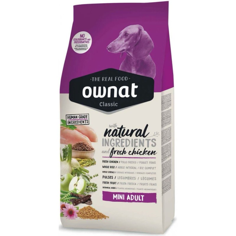 OWNAT - Chien Classic Mini Adult - 4kg