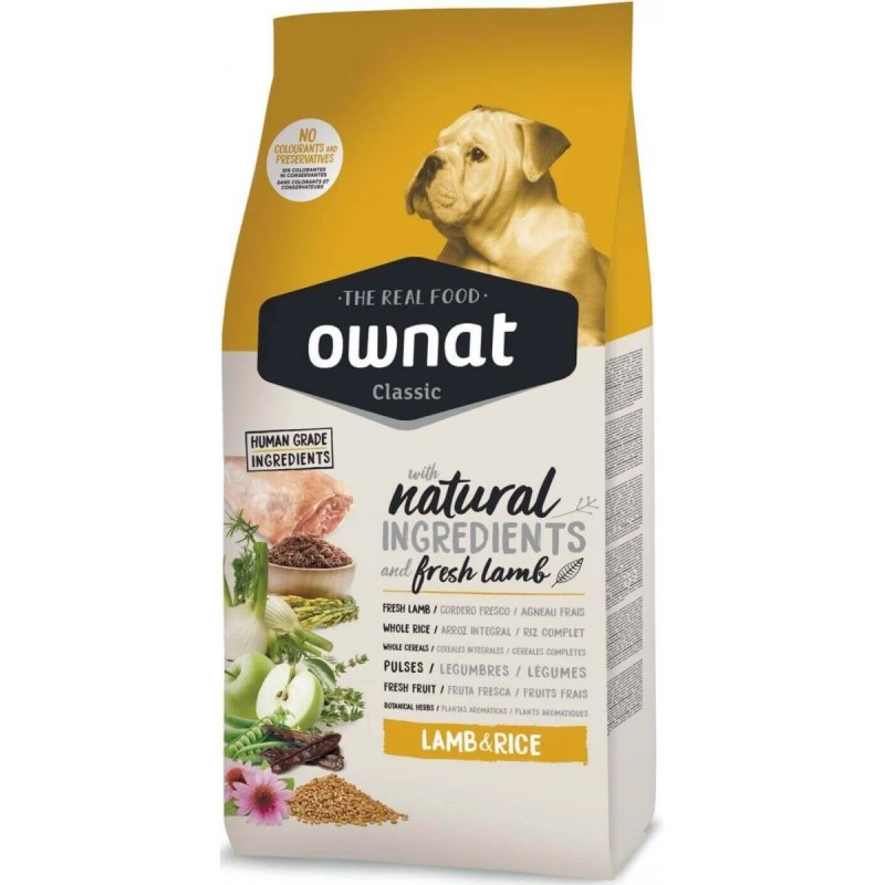 Ownat Chien Classic Agneau 20kg