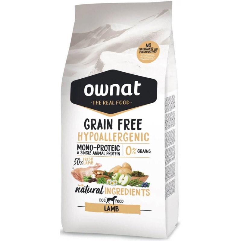 Ownat Chien GF HYPO Agneau 3kg