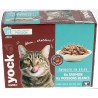 Yock Pochons Chats Adultes Poisson Gelée 12x100gr