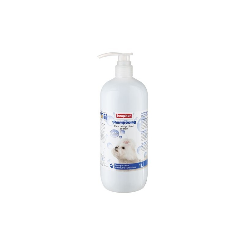 Shampooing Bulle Pelage Blanc Clair 1L