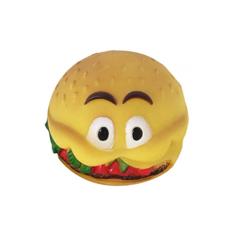 Funny Hamburger Vinyl Diam.8X5.5Cm