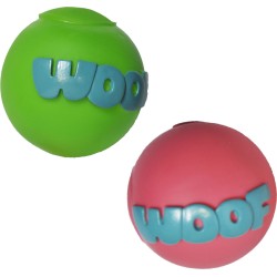 Balle Woof 8cm en Caoutchouc