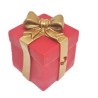 Jouet Noel Boite Cadeaux Rouge Or 7,5Cm