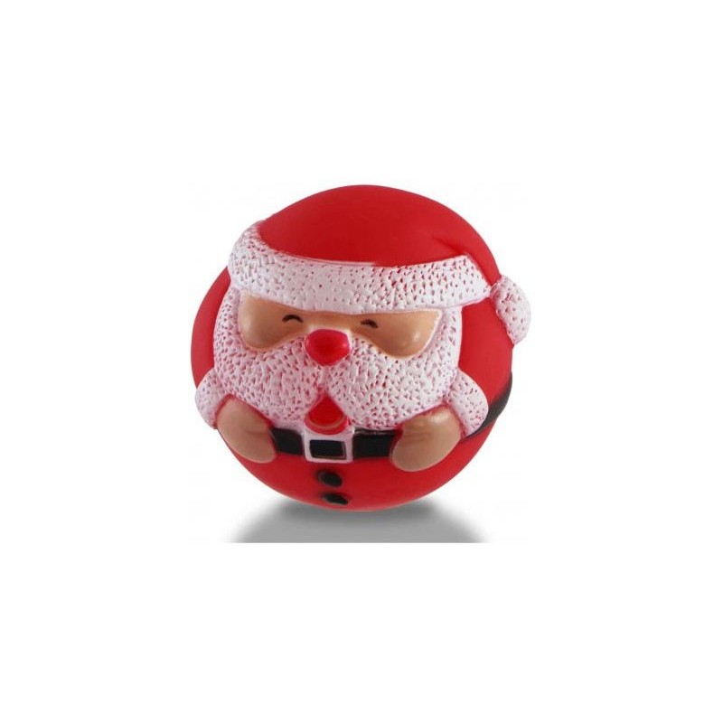 Jouet Balle Pere Noel vinyl 7,6cm