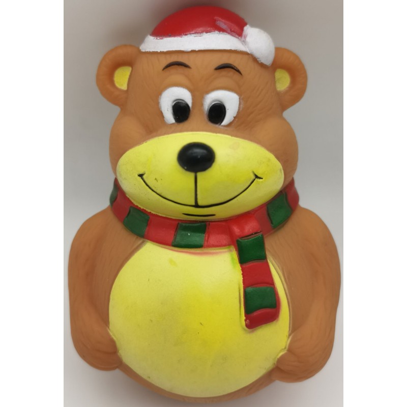 Jouet Ours de Noel vinyl 12cm