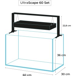 AQUARIUM ULTRA SCAPE 60 BOIS