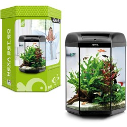 AQUARIUM HEXA SET 60 D&N NOIR