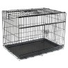 Cage Fer Pliante PREMIUM Noir 91X61X69Cm