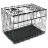 Cage Fer Pliante PREMIUM Noir 91X61X69Cm