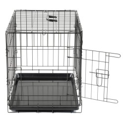 T63 - Cage Fer Pliante Classic Noir 63x44x50,5Cm (62311)