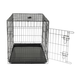 T92 - Cage Fer Pliante Classic Noir 92,5x57,5x64Cm