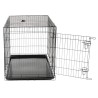 T107 - Cage Fer Pliante Classic Noir 107x70x77,5Cm