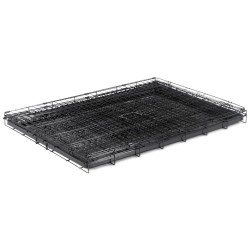 T107 - Cage Fer Pliante Classic Noir 107x70x77,5Cm