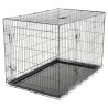 T122 - Cage Fer Pliante N°6 Noir 122x74,5x80,5Cm