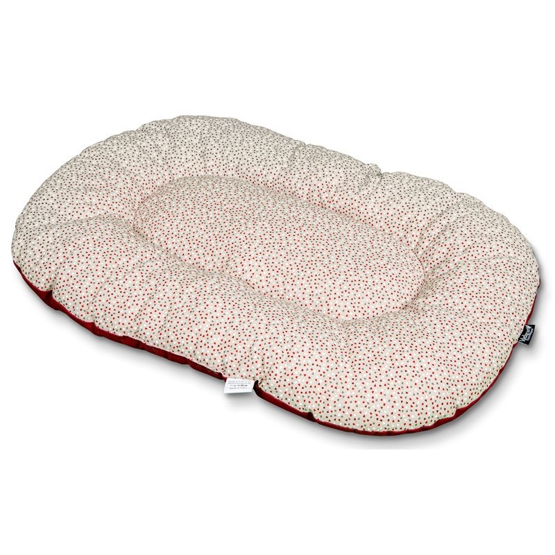 Coussin Sweethearts bordeaux 90x60cm