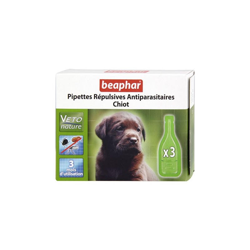 Pipettes Margosa antiparasitaires chiots 