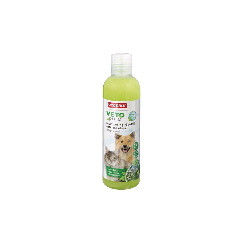 Shampooing Antiparasitaire Chiens/chats 250ml 100% naturel