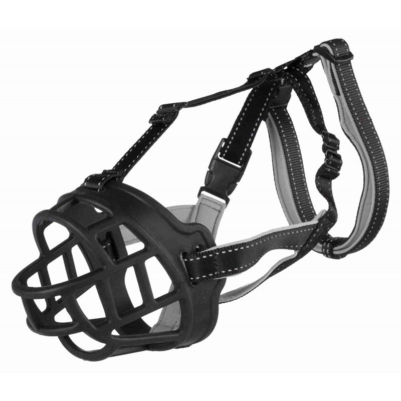 Muselière Muzzle Flex silicone S noir