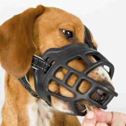 Muselière Muzzle Flex silicone S noir