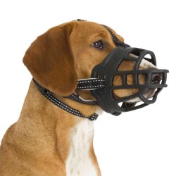 Muselière Muzzle Flex silicone L-XL noir