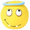 Jouet Balle Smiley Jaune Latex 6Cm