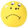 Jouet Balle Smiley Jaune Latex 6Cm