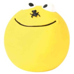 Jouet Balle Smiley Jaune Latex 6Cm