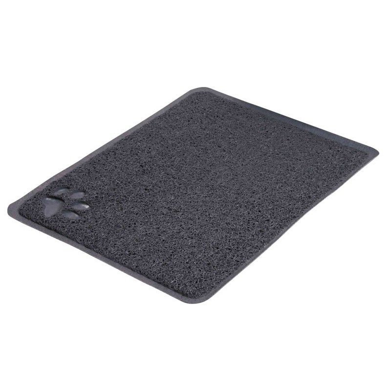 Tapis Pour Bac A Litiere Pvc 37X45Cm Gris