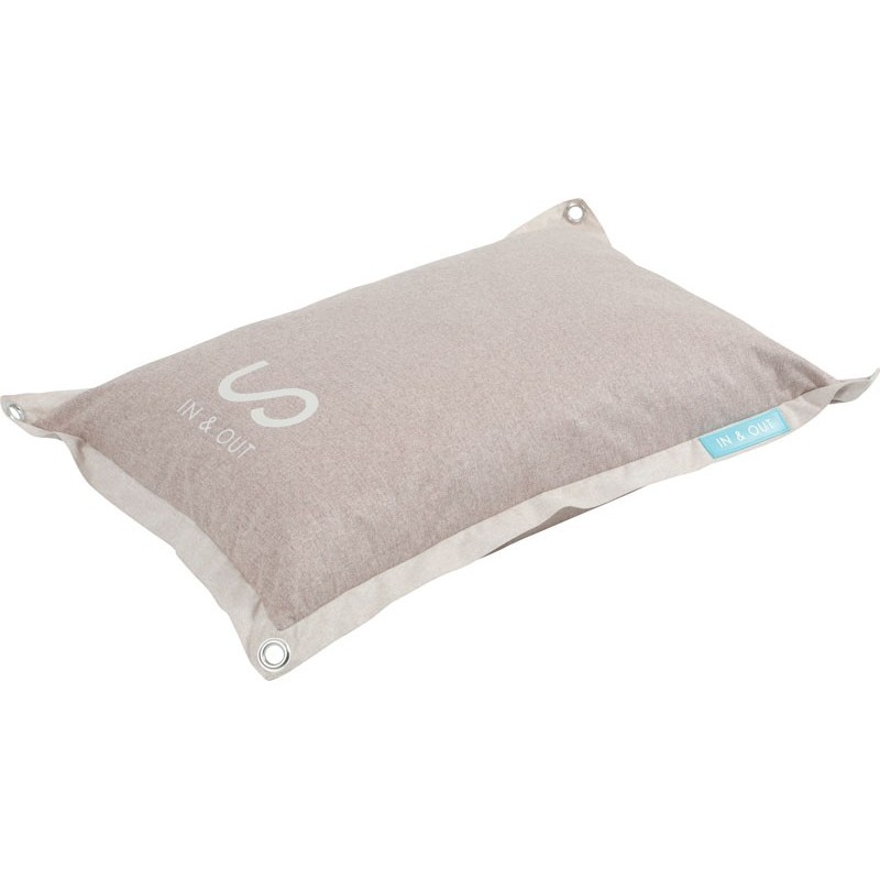 Coussin Ouate Dehous IN/OUT Taupe T90